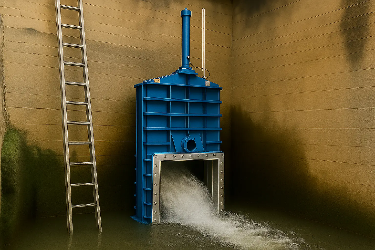 Compuerta tipo Bureau